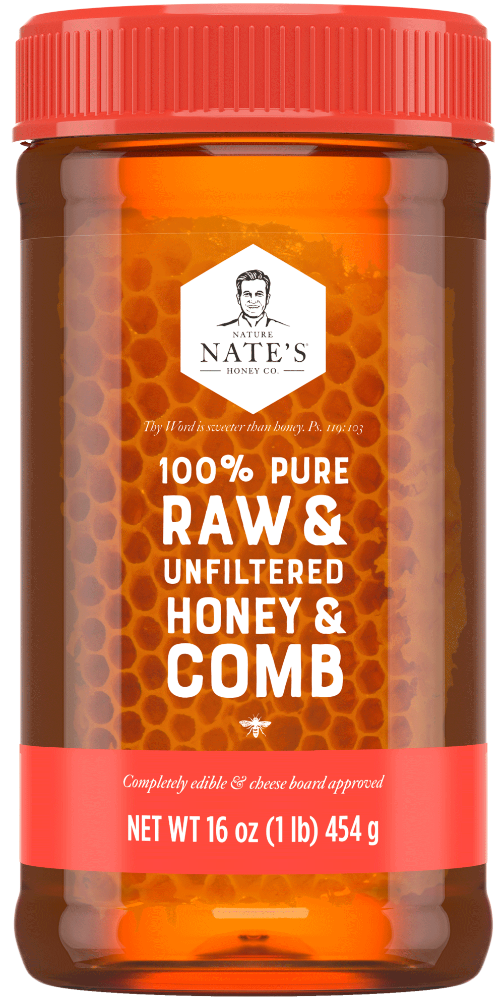 Raw & Unfiltered Honey with Comb Nature Nate's