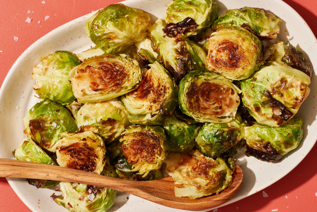 Crispy Brussels Sprouts with Hot Honey Glaze Nature Nate's
