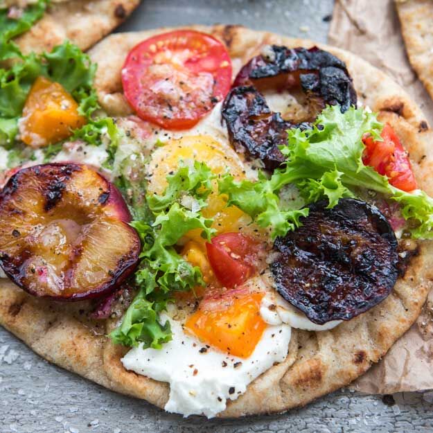 Grilled Honey Plum Pizza Recipe Nature Nate's